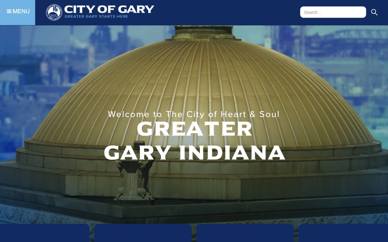 Gary white pages City of Gary official website