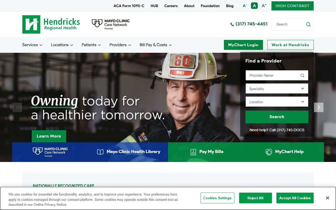 Hendricks County white pages government portal